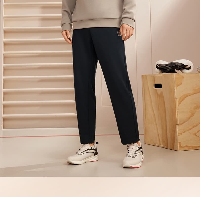 ストレートパンツ 快適ストレートストレッチパンツ