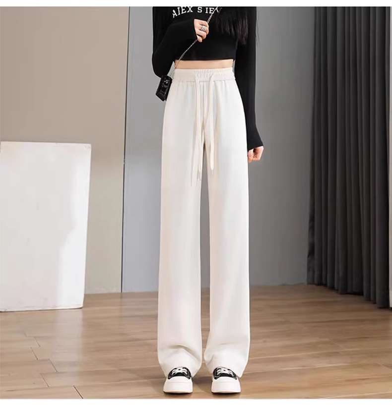 ストレートパンツ リラックスストレートリネンパンツ