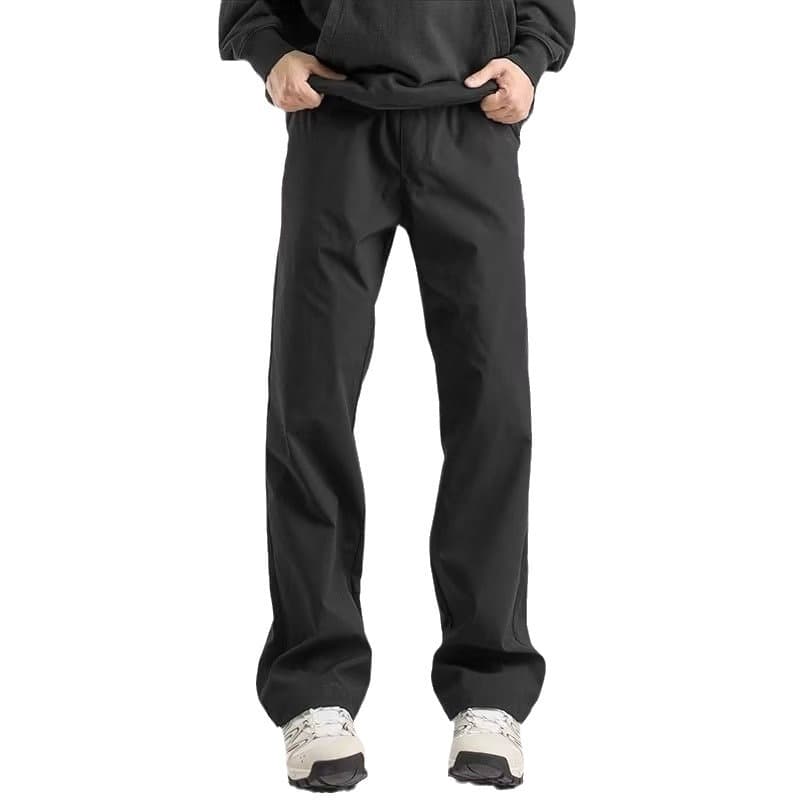 ストレートパンツ 上質ストレートジャージー美脚パンツ