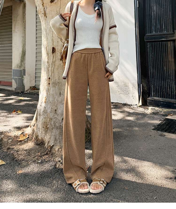 ストレートパンツ リラックス ゆったりワイドパンツ