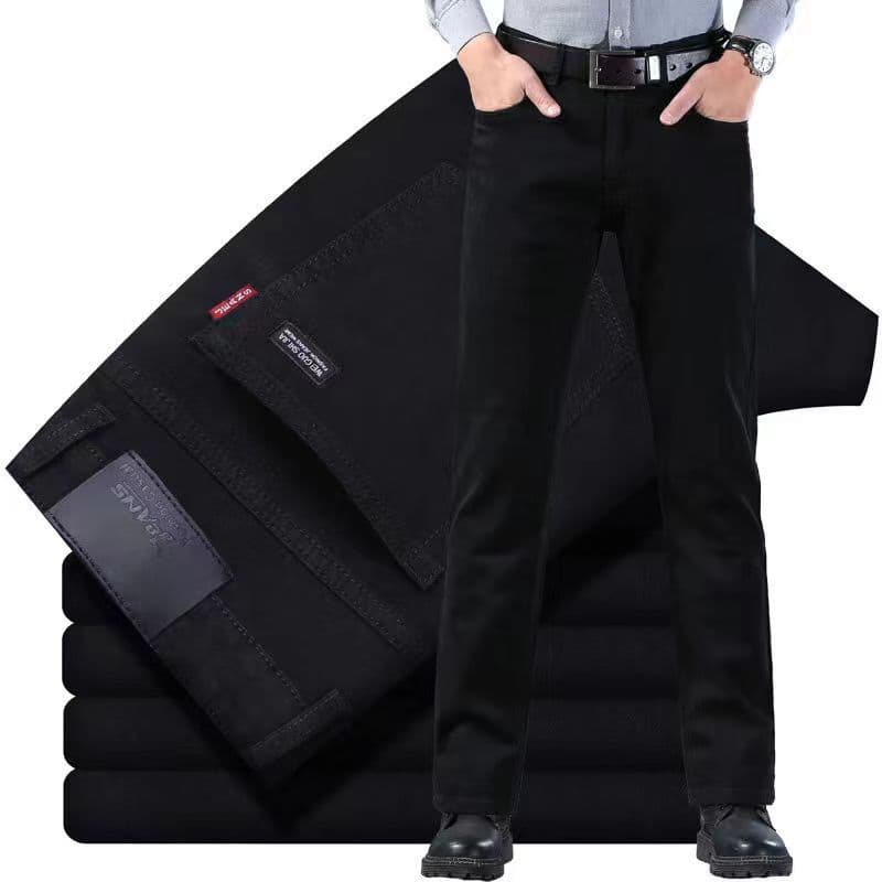 ストレートパンツ ゆったり快適ストレートデニム