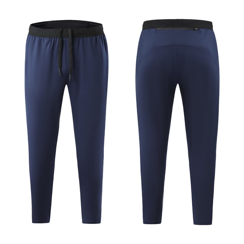 ストレートパンツ シンプル快適ストレートジャージーパンツ