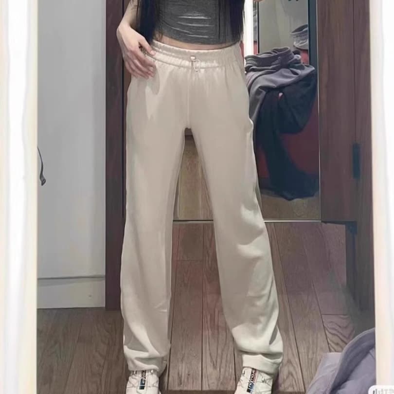 ストレートパンツ リラックスストレートスウェットパンツ