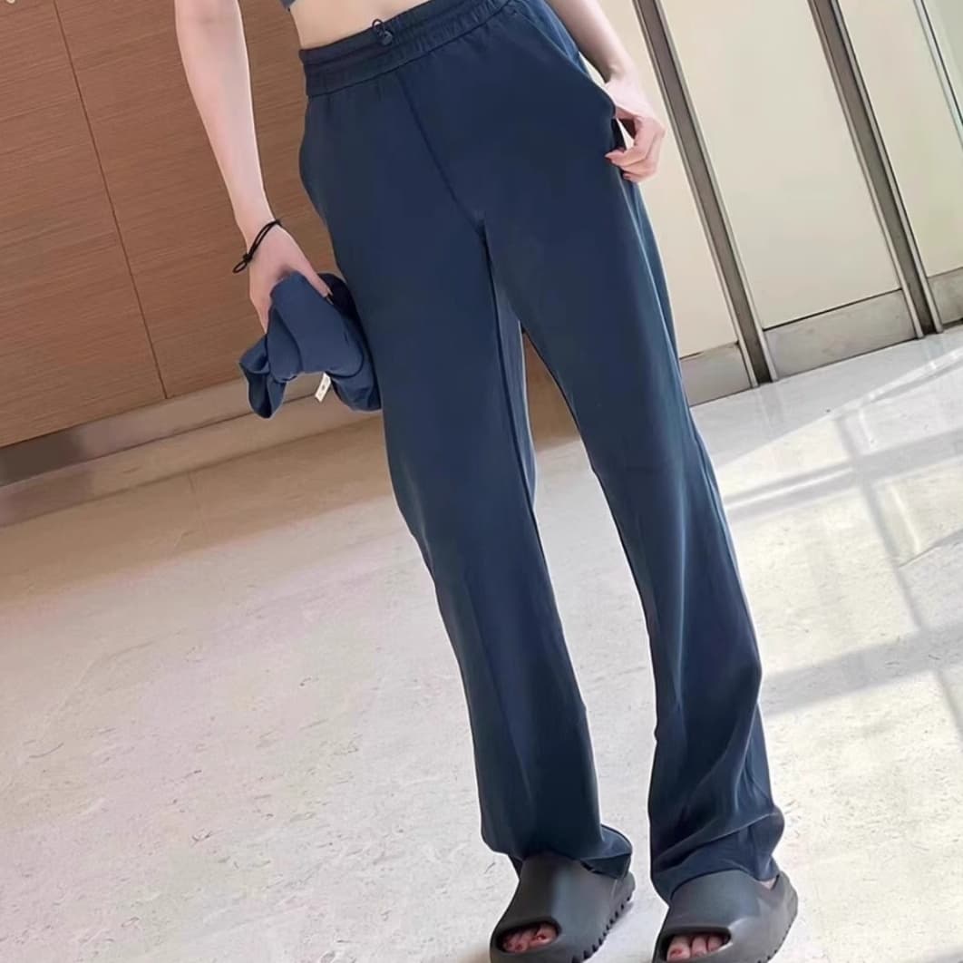 ストレートパンツ リラックスストレートスウェットパンツ