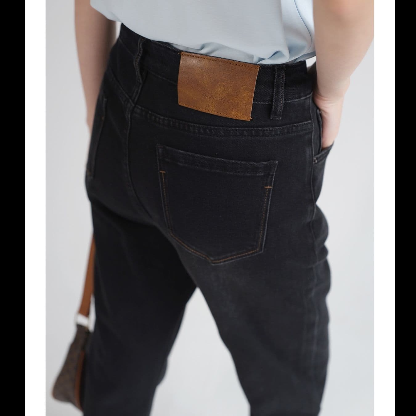 ストレートパンツ すっきりシルエット ベーシックデニム