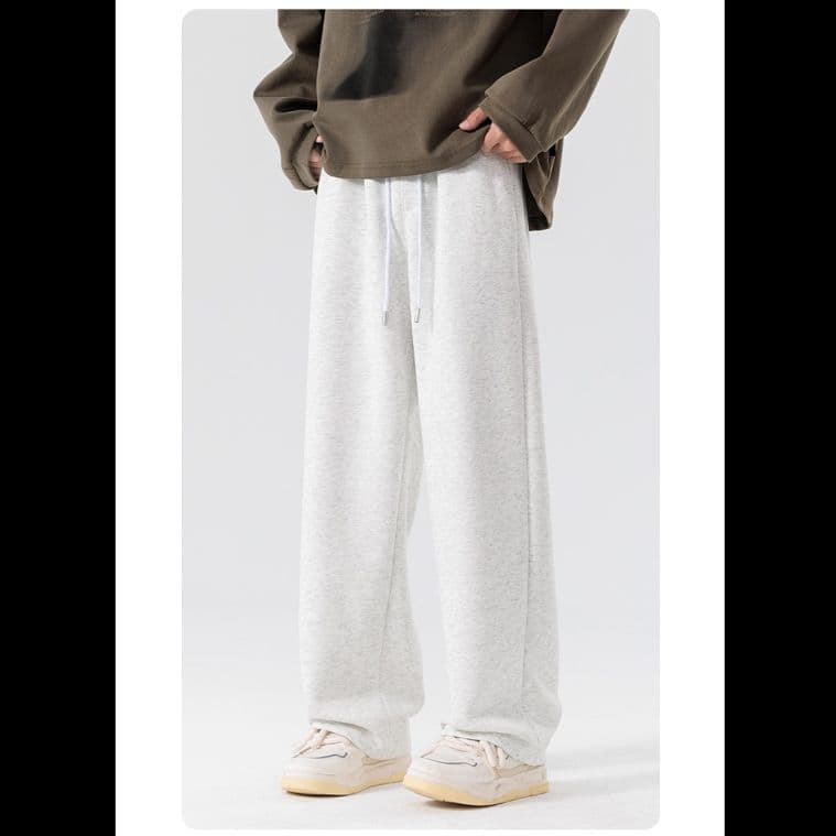 ストレートパンツ 洗練ゆったりストレートスウェット