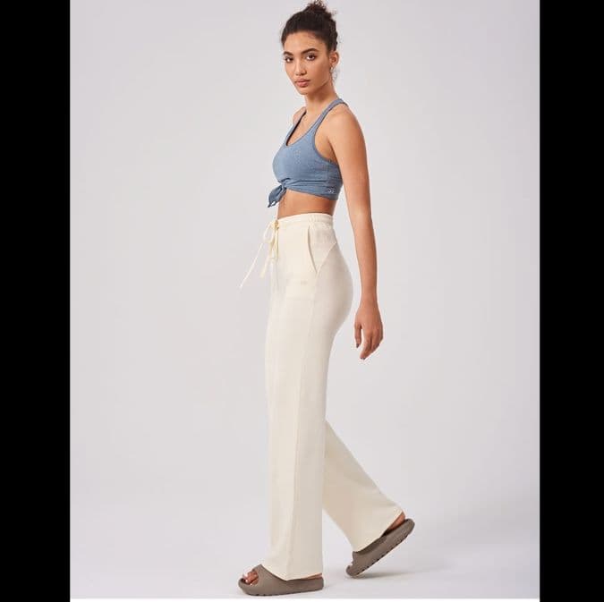 ストレートパンツ リラックスストレートストレッチパンツ