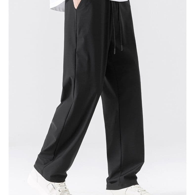 ストレートパンツ すっきりシルエット リラックスパンツ