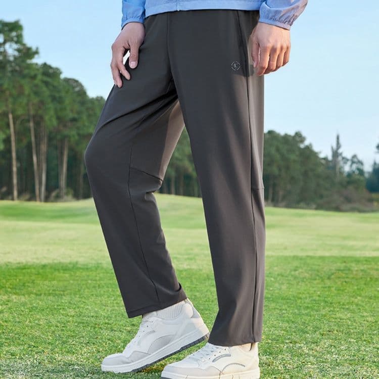 ストレートパンツ 快適さらり ストレートストレッチパンツ