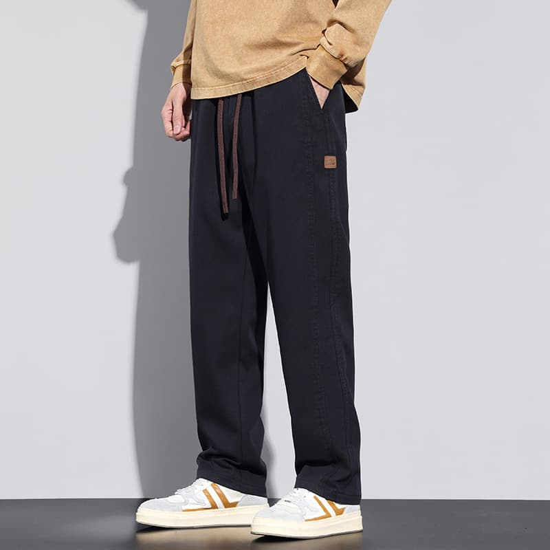 リラックスゆったりストレートパンツ