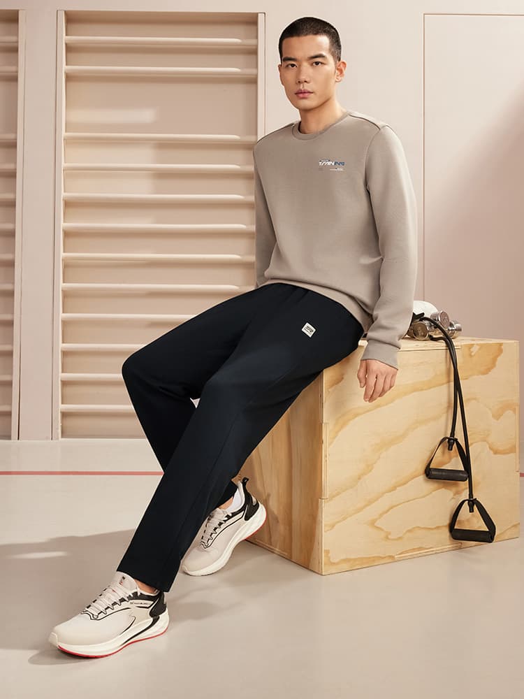ストレートパンツ 快適ストレートストレッチパンツ