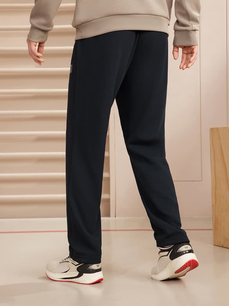 ストレートパンツ 快適ストレートストレッチパンツ