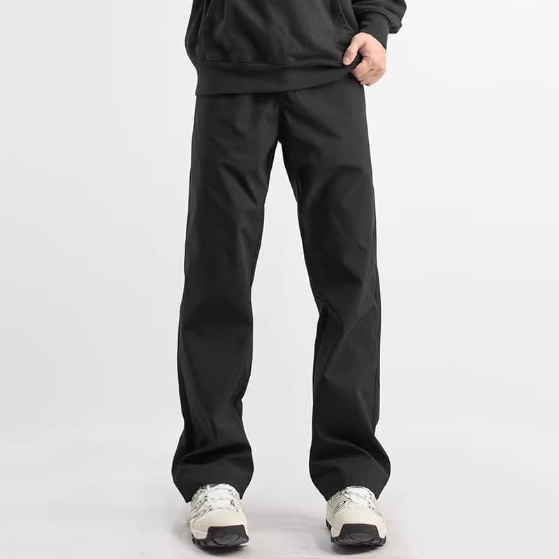 ストレートパンツ 上質ストレートジャージー美脚パンツ