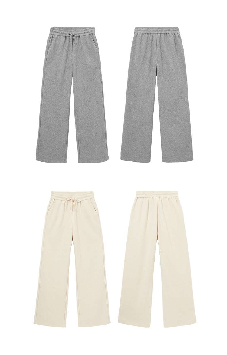 ストレートパンツ リラックスジャージーストレートパンツ