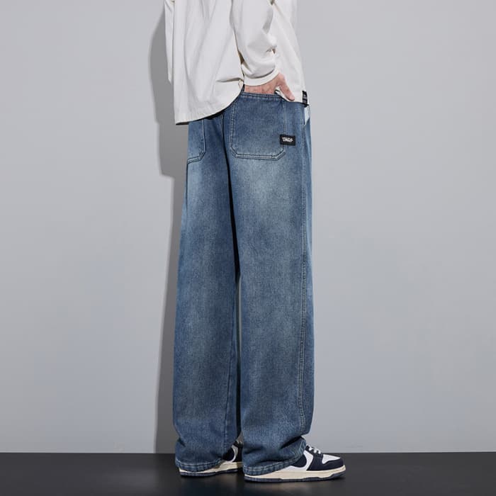 ストレートパンツ リラックスシルエット ストレートデニム