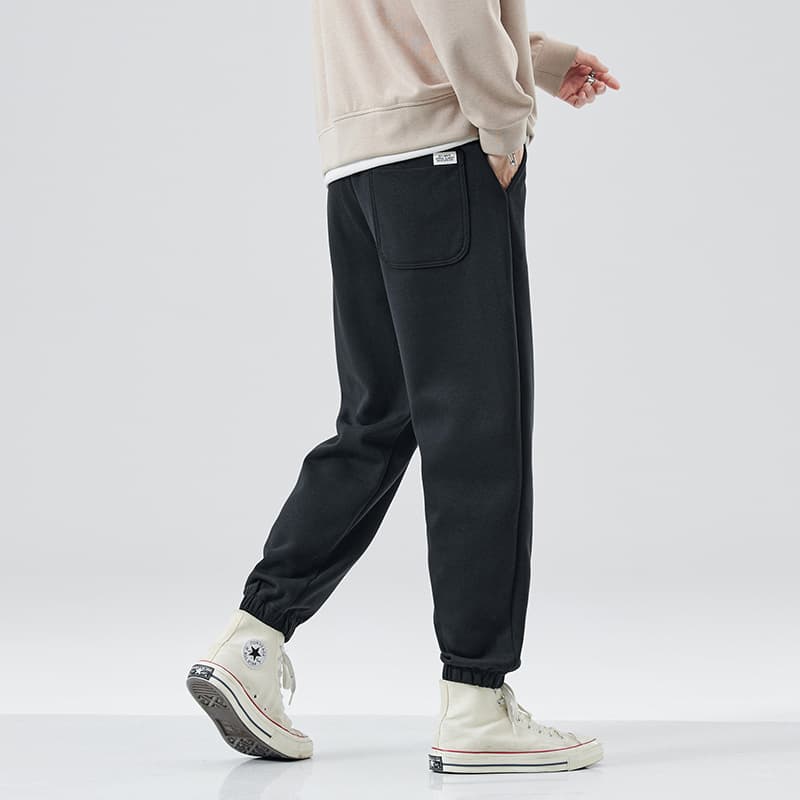 ストレートパンツ ゆったりストレート リラックスジャージーパンツ