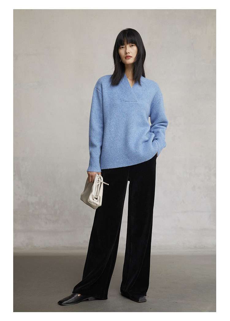 ストレートパンツ リラックスシルエットワイドスラックス