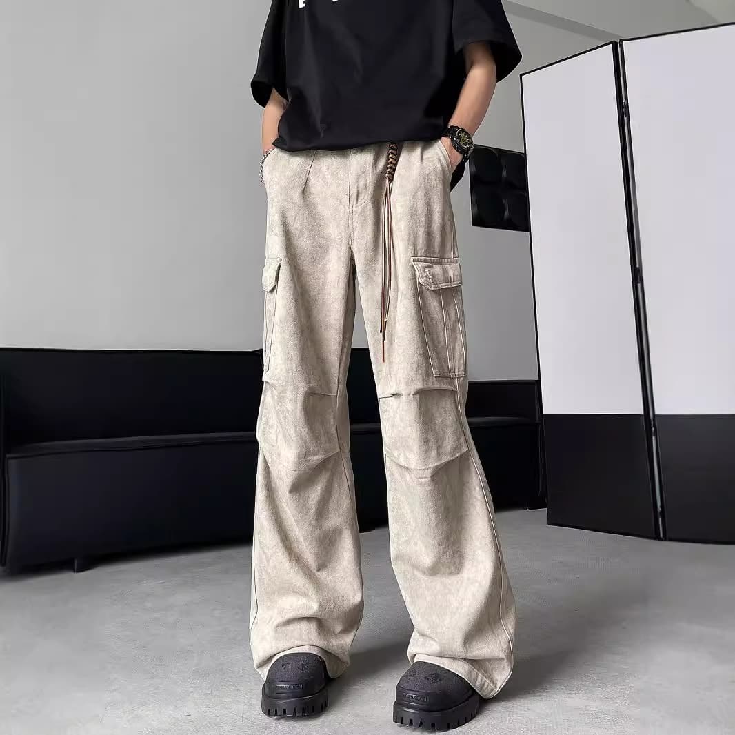 ストレートパンツ ワイドシルエット デニムパンツ
