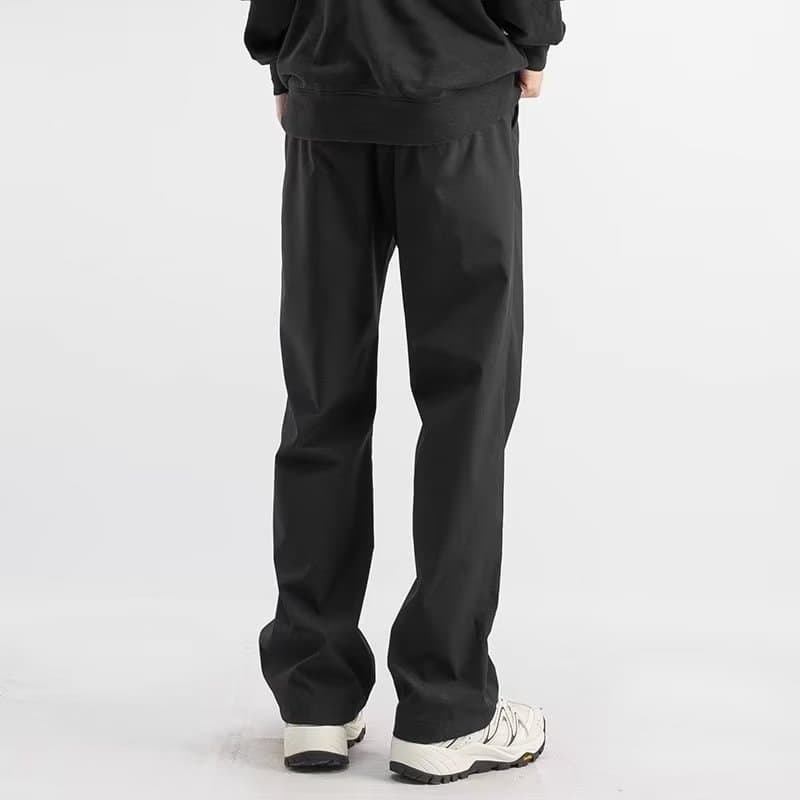 ストレートパンツ 上質ストレートジャージー美脚パンツ