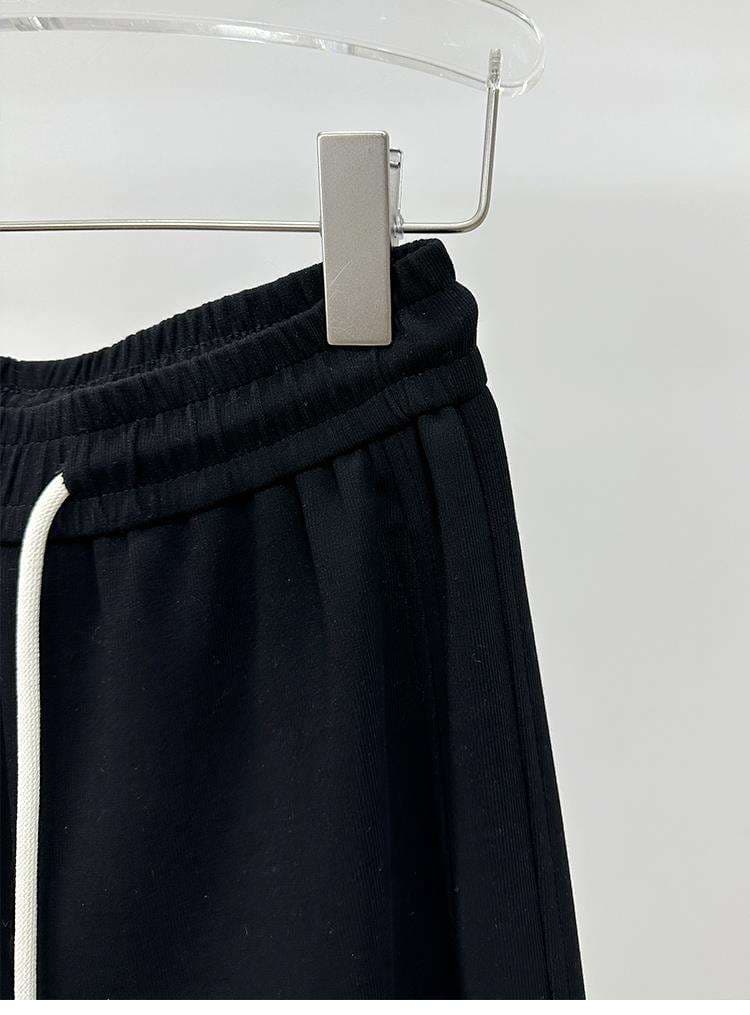 ストレートパンツ リラックス ドロスト ストレートパンツ