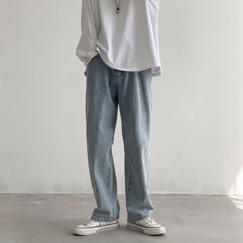 ストレートパンツ ゆったりシルエット ストレートデニム