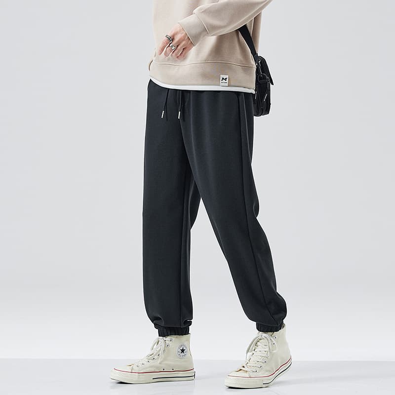 ストレートパンツ ゆったりストレート リラックスジャージーパンツ
