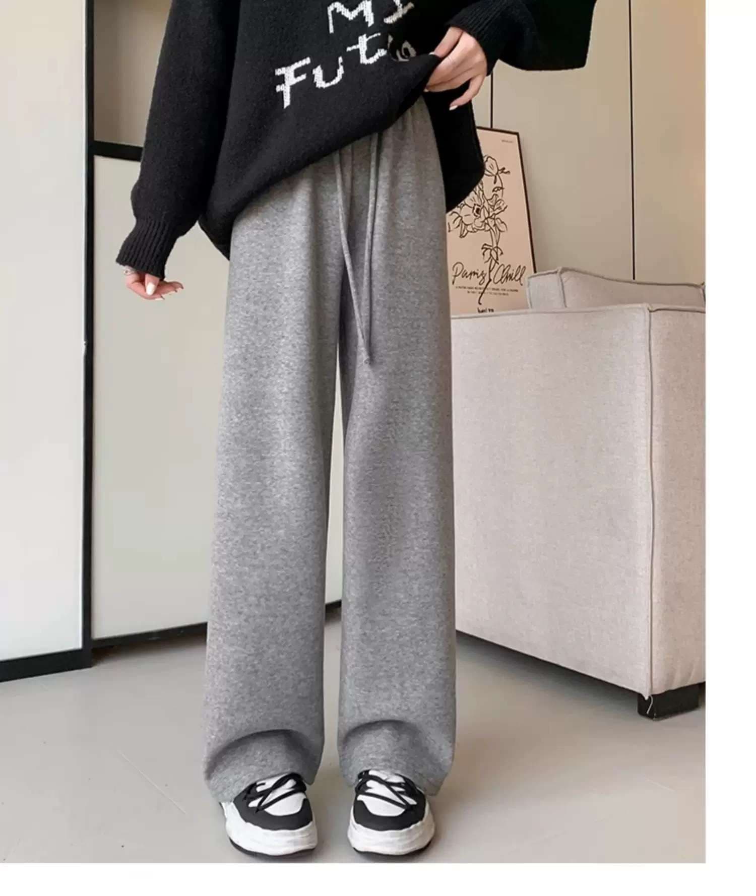 ストレートパンツ しなやかリラックスパンツ