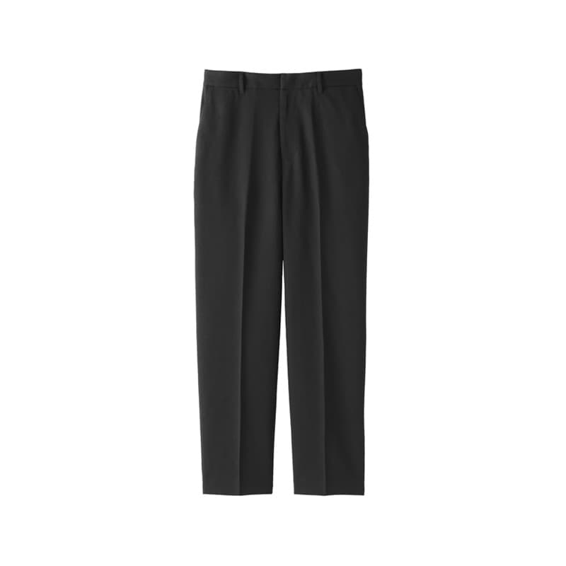 ストレートパンツ 快適ストレッチ 上品テーパードパンツ
