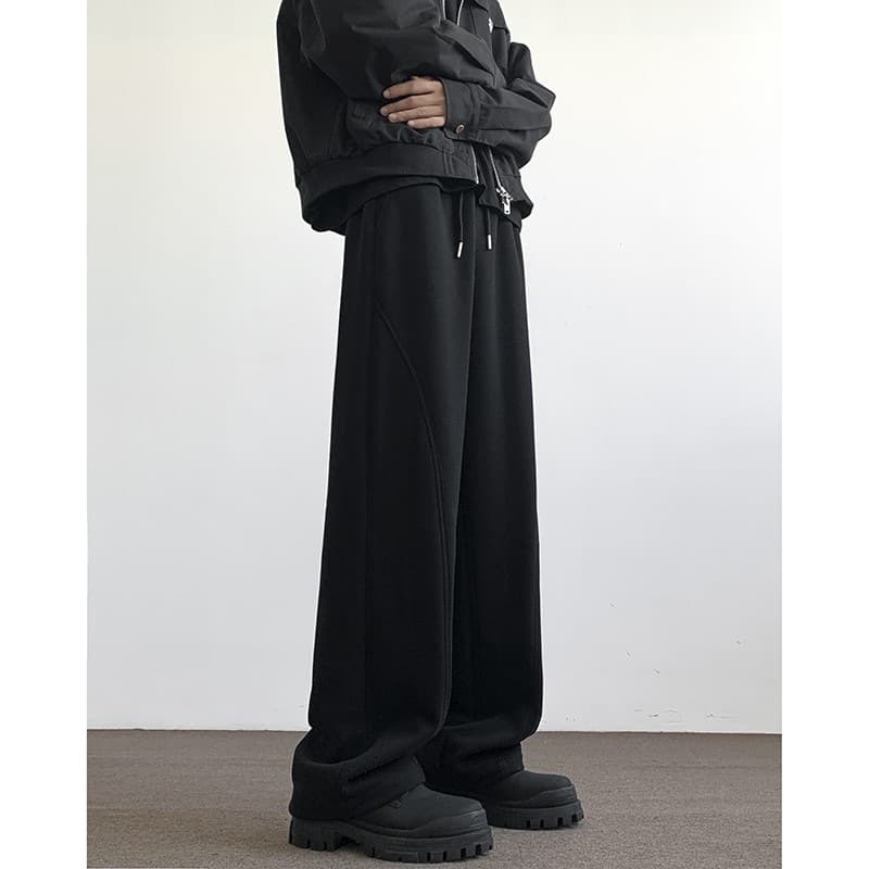 リラックスドローストレートパンツ