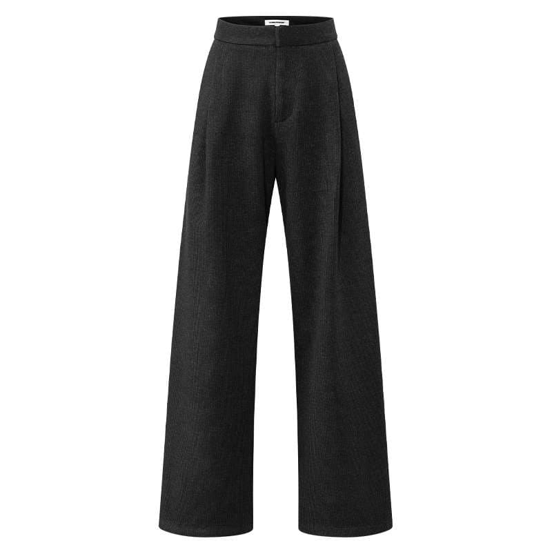 ストレートパンツ ウエスト程よくシェイプ ストレートスラックス