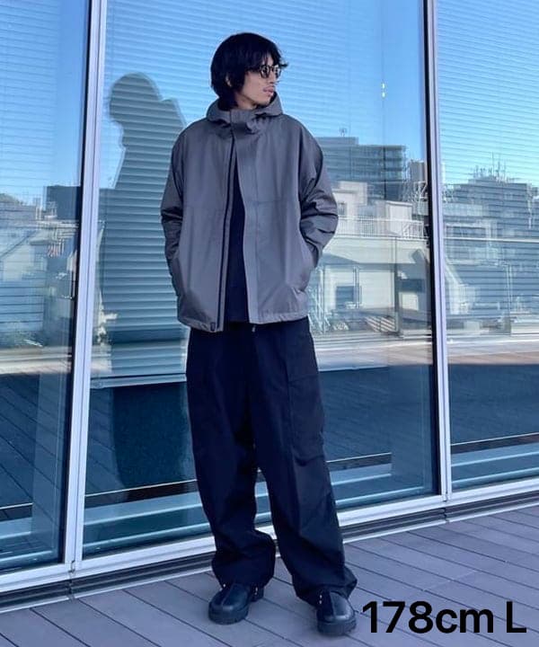 ストレートパンツ ワイドシルエットミリタリーカーゴパンツ