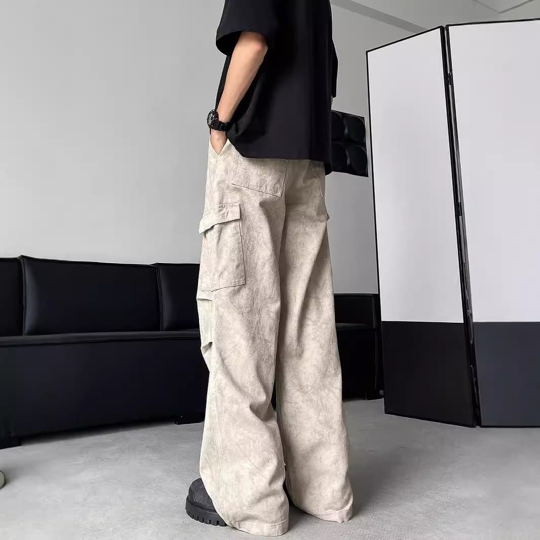 ストレートパンツ ワイドシルエット デニムパンツ