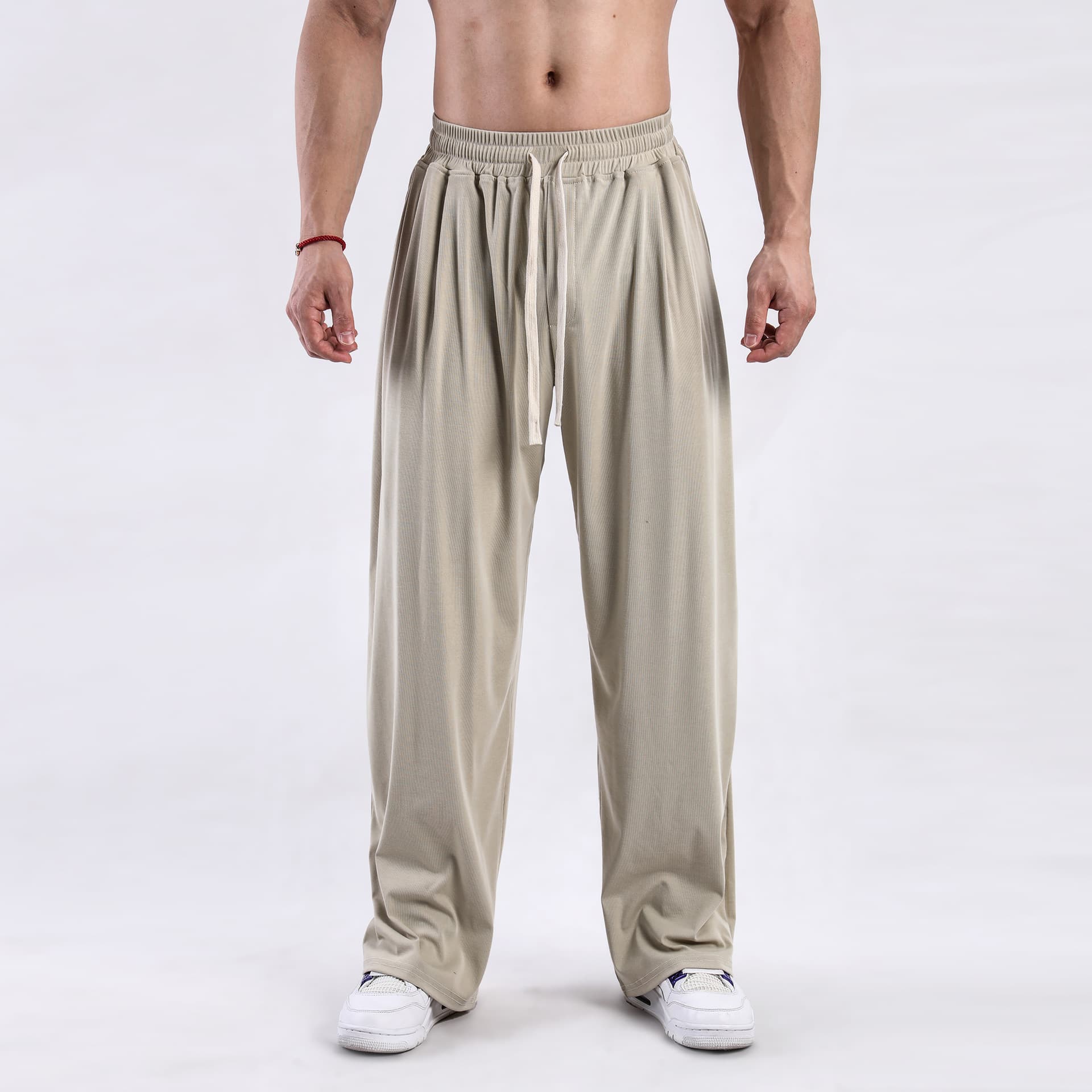 ストレートパンツ リラックスドローストレートスラックス