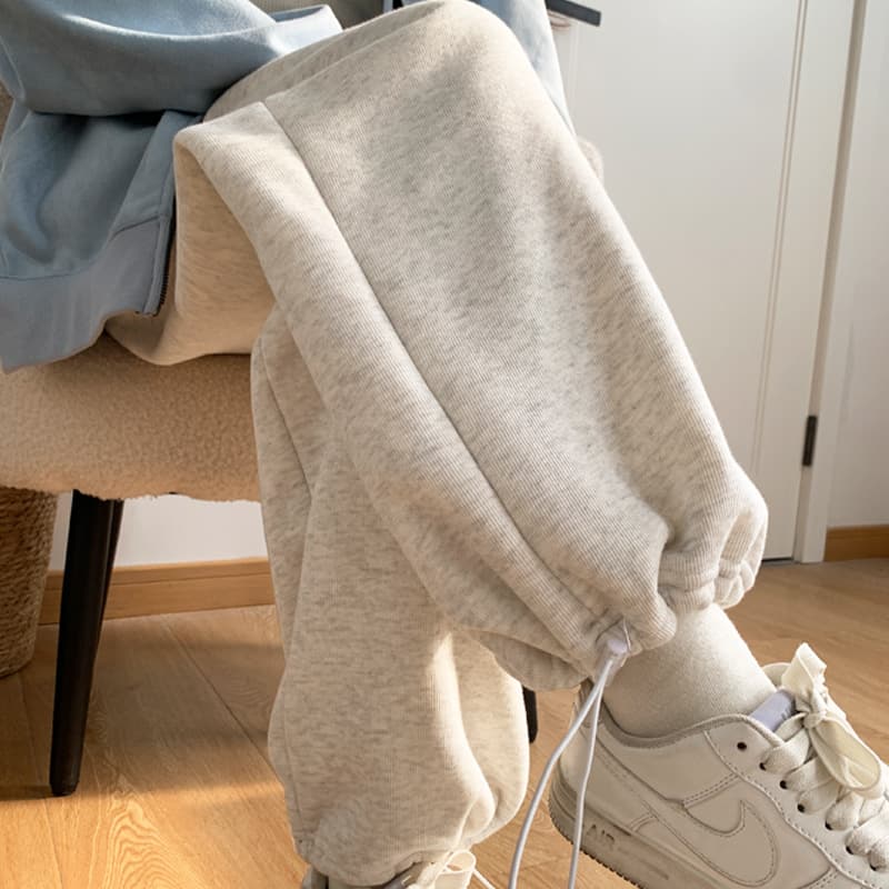 ストレートパンツ ゆったりあったかルームウェアパンツ