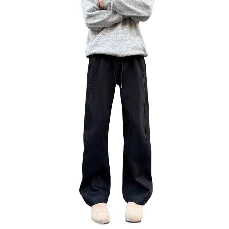 ストレートパンツ リラックスストレートジャージーパンツ